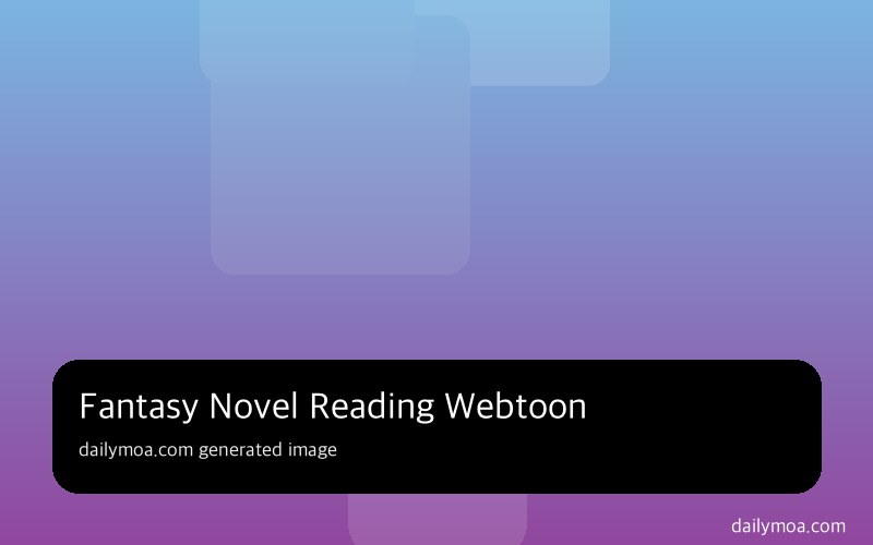 웹소설 플랫폼 화면 선협 판타지 장르 안내