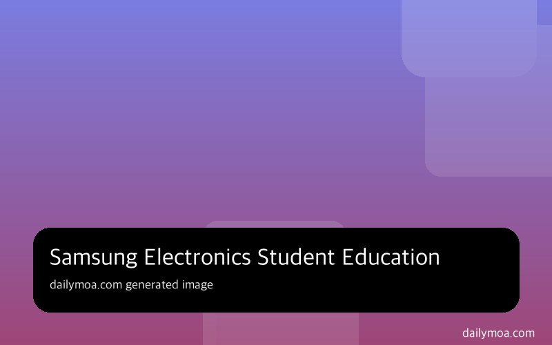 삼성 갤럭시 탭과 스마트폰이 놓인 학습 환경