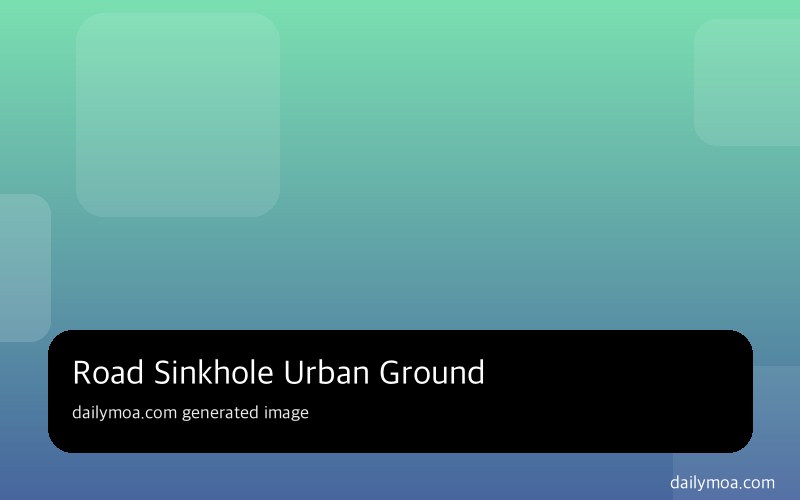 고려대 앞 도로 싱크홀 긴급 복구 작업