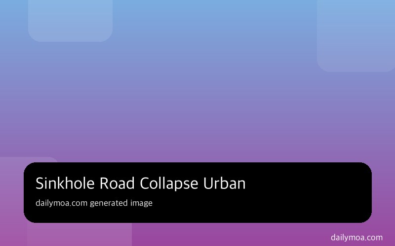 말레이시아 싱크홀 쿠알라룸푸르 발생 현황