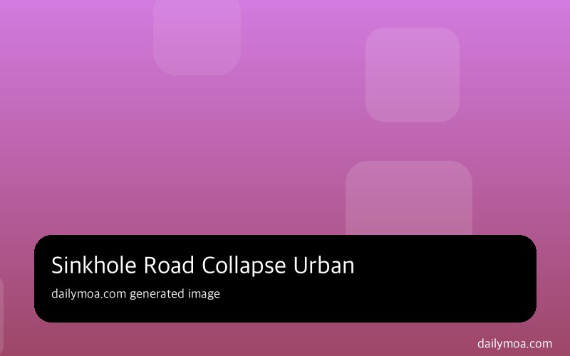 말레이시아 싱크홀 정부 대응 복구