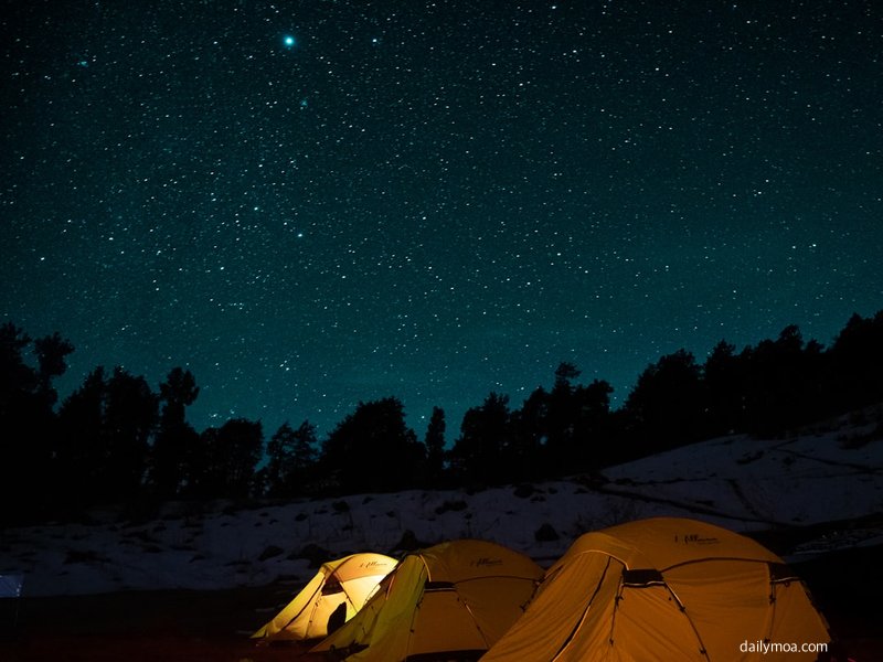 캠핑 사이트 텐트 야외 자연 경관 숲