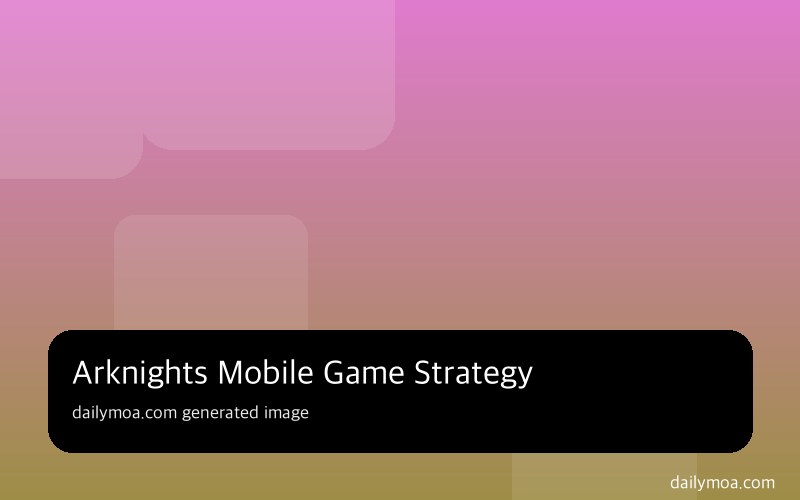 명일방주 공개모집 태그 선택 화면 예시