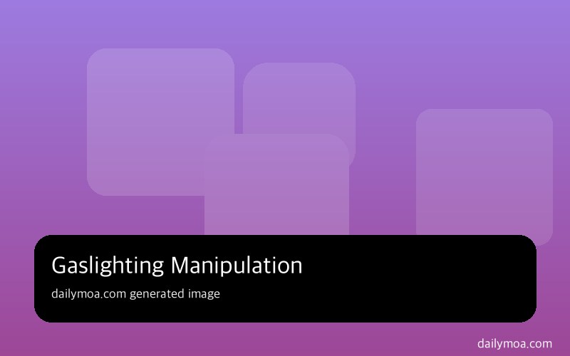 가스라이팅 대처 방법 안내 이미지