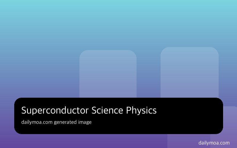 마이스너 효과로 자석 위에 떠 있는 초전도체