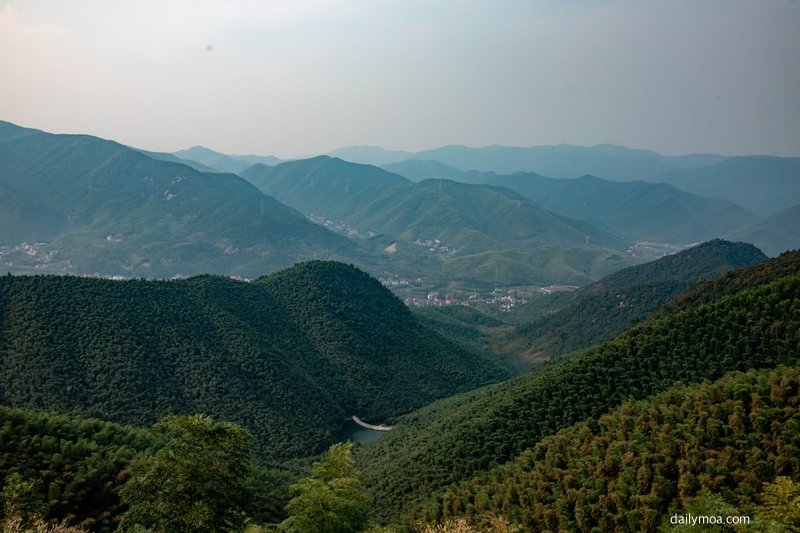 전통 풍수 산세 명당 개념도